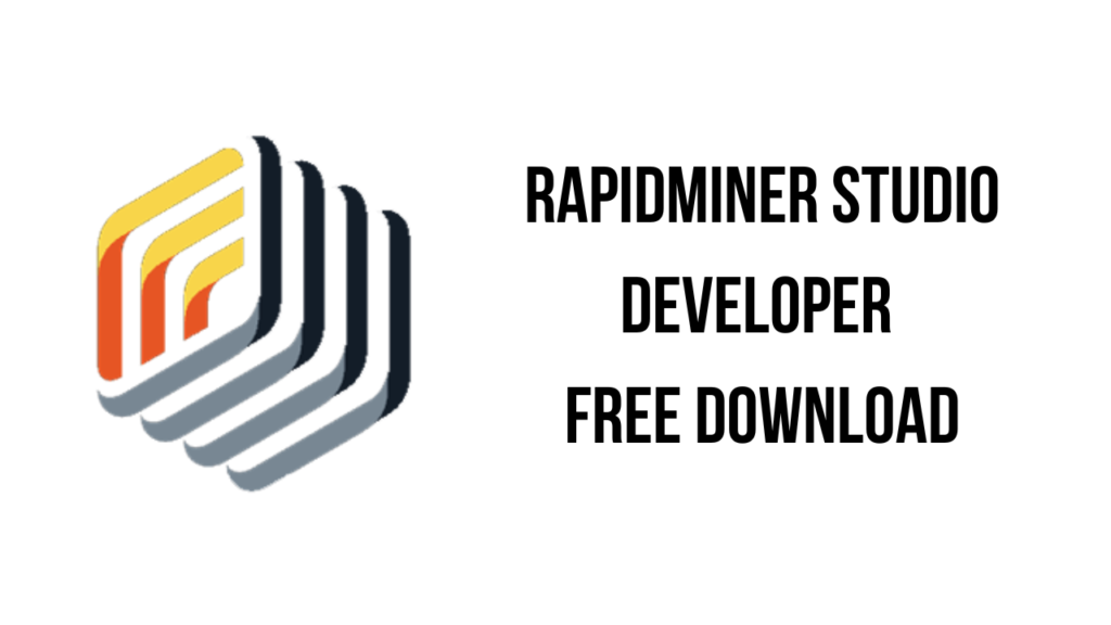This picture has the logo of RapidMiner